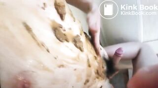 Check THIS out!! Hot Asian scat couple with hairy wife.