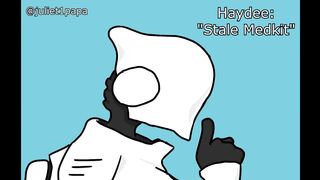 Haydee ate an "Health" pack