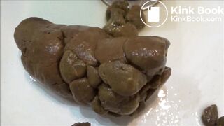 sexy naked girl poops and pees