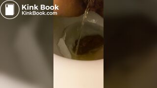 girl shit and piss