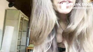 Perfect Model Pee and Shitting in Plate