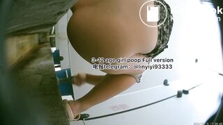 Sexy girl pooping in the toilet 2