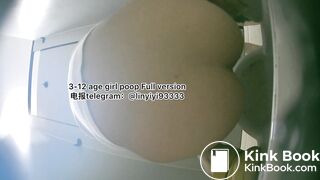 Sexy girl pooping in the toilet 3