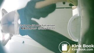 Sexy girl pooping in the toilet 3