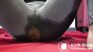 girl wet poop her panties