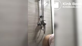 Girl exploded diarrhea on the wall