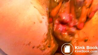 Shit-Covered Silently Barking Prolapsed Anus