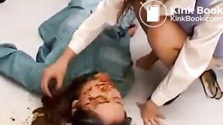 Mouth shitting - video 3