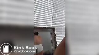 Woman pooping panties
