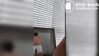 Woman pooping panties