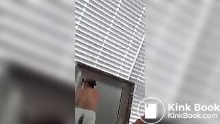Woman pooping panties
