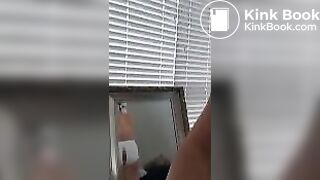 Woman pooping panties