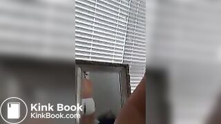 Woman pooping panties