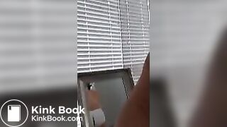 Woman pooping panties