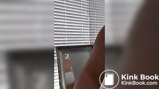 Woman pooping panties