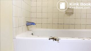 cute and sexy lady with blonde hair craps