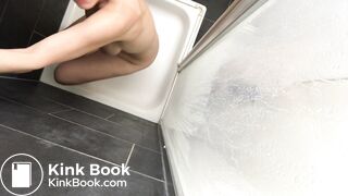 Shitting upside down in the shower!