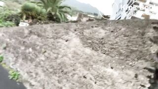 Morning Shit on public Street