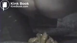 outdoors shitting unusual cleaning 041 (girl soft shit on parking lot)