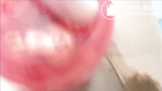 Not_so_innocent stuffing her cunt with shit