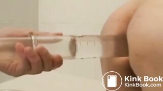 Girl enema then diarrhea