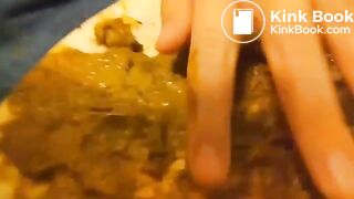 Chubby amateur shit play