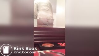 Cute girl cant help herself. Shits her panties