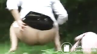 outdoors pooping accidents 008 (desperate diarrhea in panties)