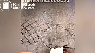 Ebony panty poop - video 18