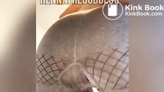 Ebony panty poop - video 18