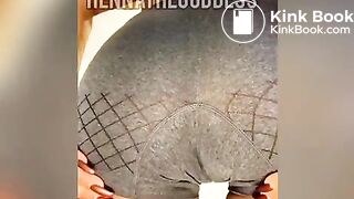 Ebony panty poop - video 18