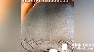 Ebony panty poop - video 18