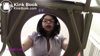 Toilet chair pov - video 2