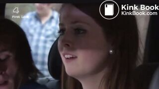 Girl poops her jeans trapped in a car