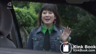 Girl poops her jeans trapped in a car