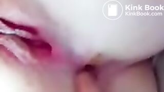 Girl digging deep for scat