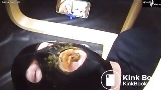 Toilet slave eats everything - video 2