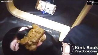 Toilet slave eats everything - video 2