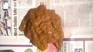 Soft Indian butt makes creamy scat