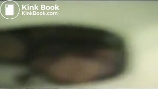 Female shitting in toilet 1