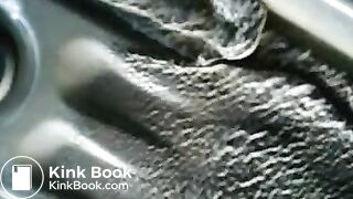 girl shits herself in car