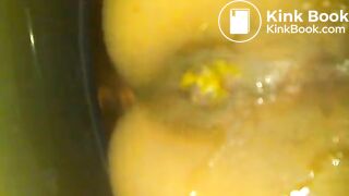 girl filmed pooping