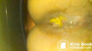 girl filmed pooping