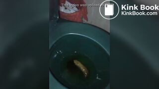 girl pooping on toilet (voyeur)