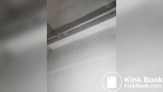 girl pooping on toilet (voyeur)