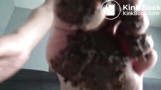 pretty and sexy naked Italian girl shitted