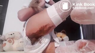 Diaper girl scat