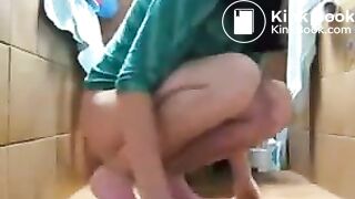 Cute Girl Making a Scat Tribute to a Fan