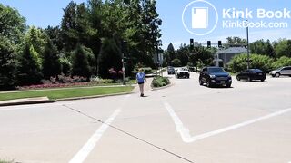 Sexy girl out jogging has an explosive case of diarrhea