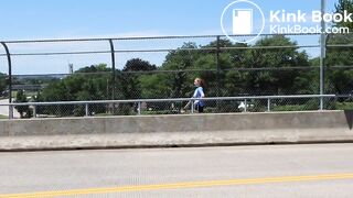 Sexy girl out jogging has an explosive case of diarrhea